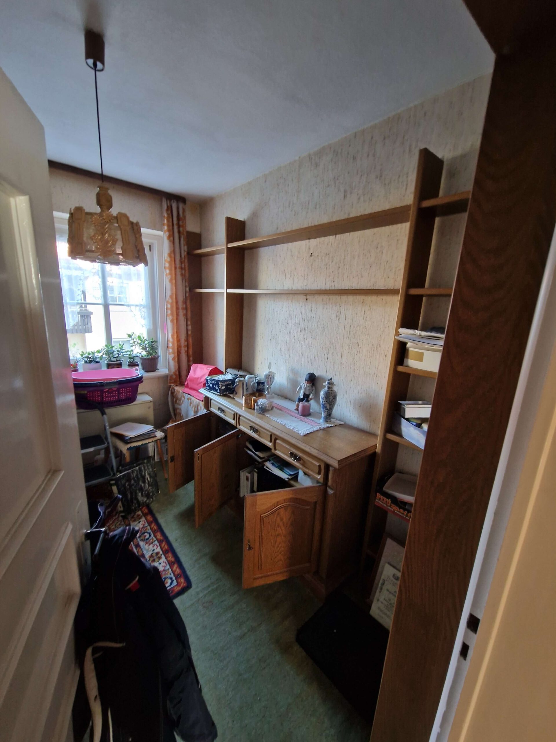 Kinderzimmer vor der Entrümpelung in Giebelstadt