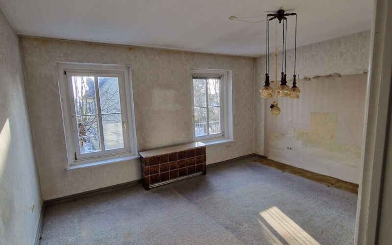 Wohnzimmer nach der Entrümpelung in Giebelstadt
